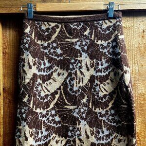 Anthropologie Wool Pencil Skirt